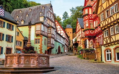 The market place in Miltenberg
